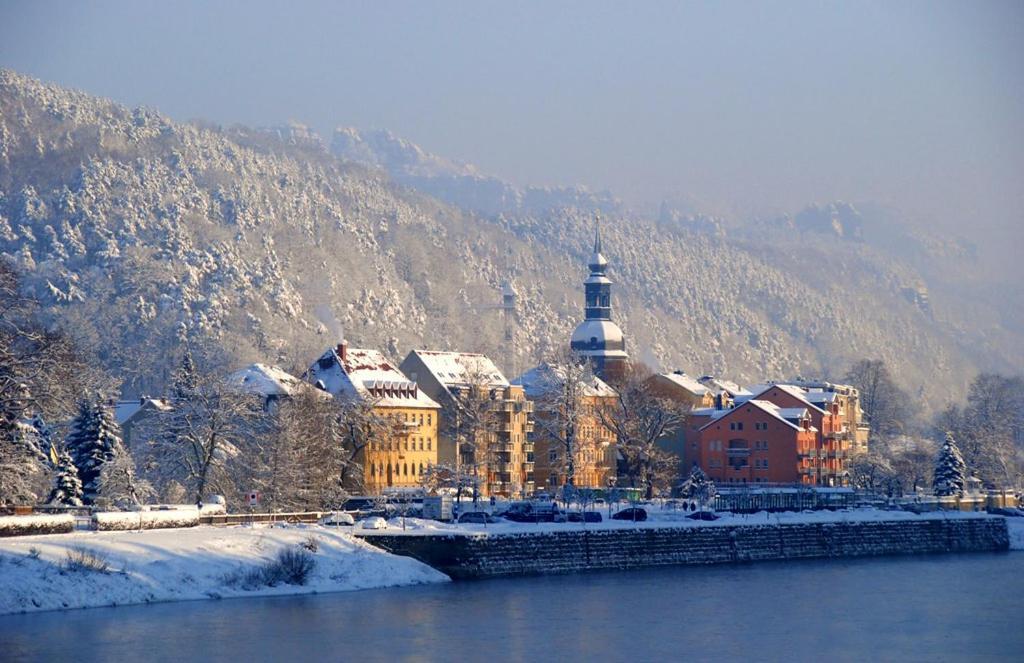 Klostrmanka - Decin, Letna Apartman Kültér fotó